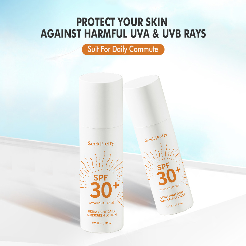 Private Label Anti-Wrinkle Ultra Light Daily SPF 30 Sunscreen Lotion