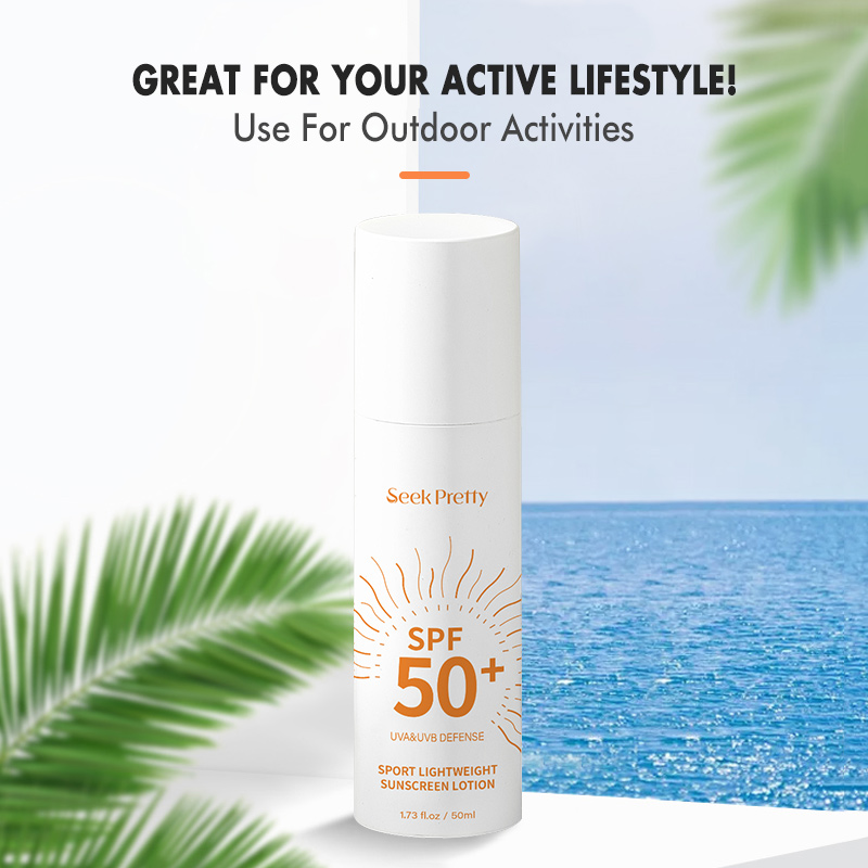 Natural Milk SPF 50 Sunscreen Lotion Skin Care Whitening Cream