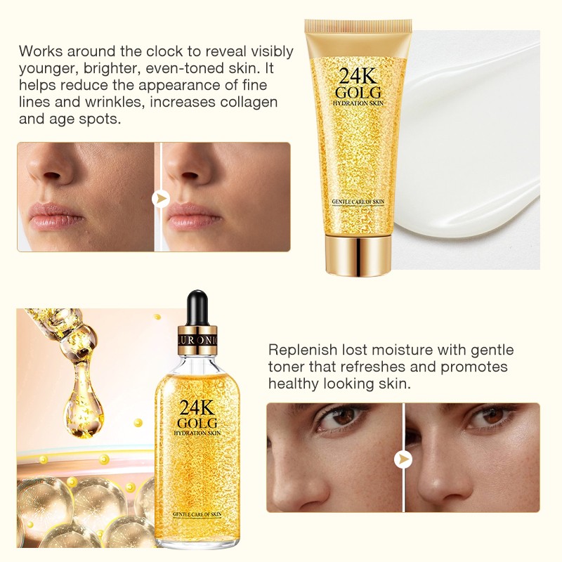 24K Gold Anti-aging Skincare Set