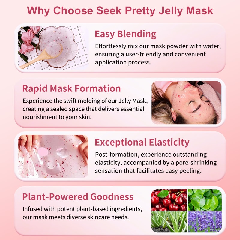 Professional Peel Off hydrojelly Mask For Salon