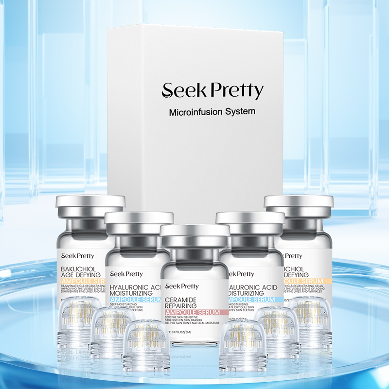 Microneedling Stamp Head   Ampoule Serum Set