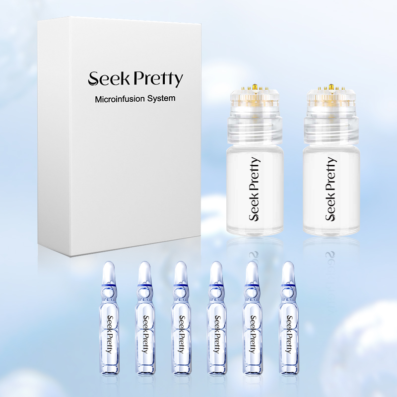 Microneedling Stamp Bottle   Ampoule Serum Set