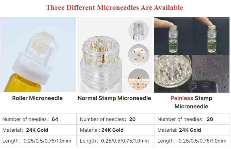 Microneedling Stamp Bottle   Ampoule Serum Set