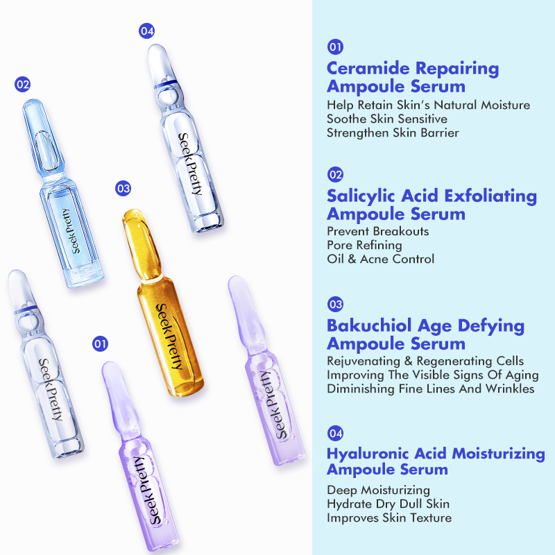 Microneedling Stamp Bottle   Ampoule Serum Set