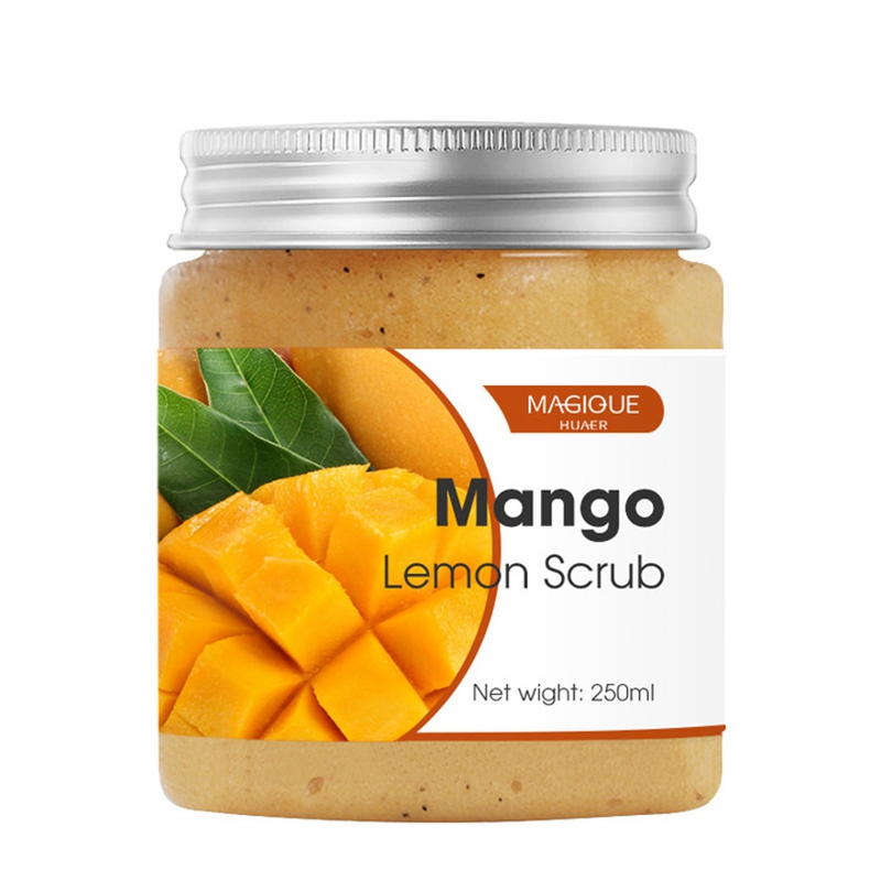 Custom Private Label Mango Sea Salt Body Scrub