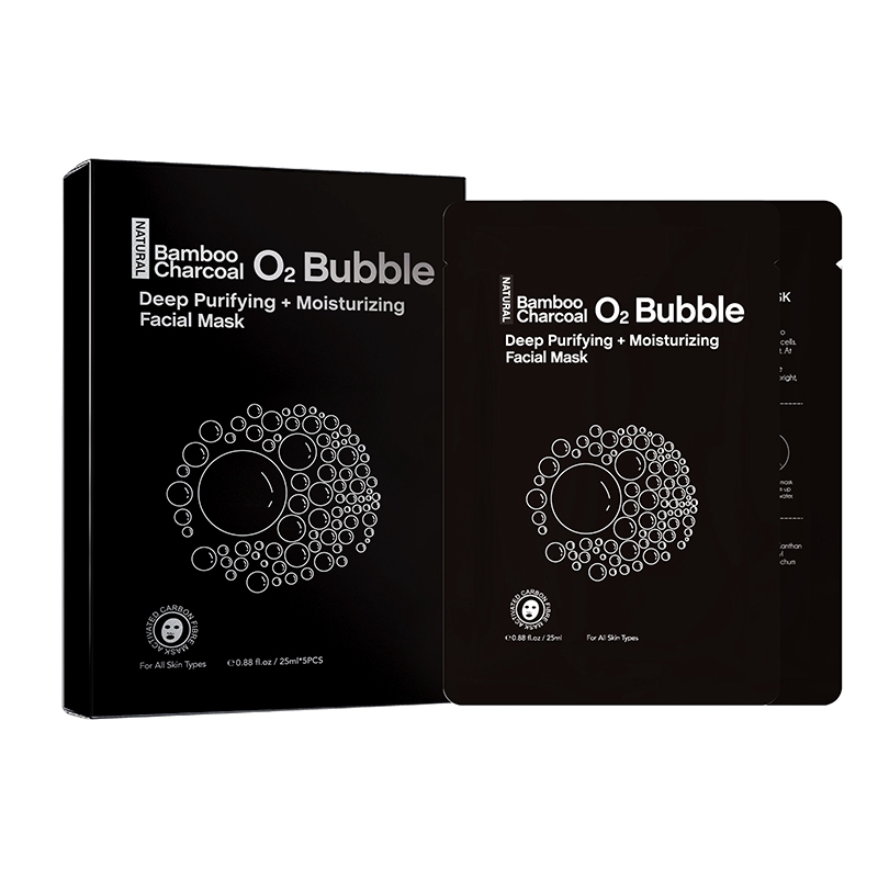 Bamboo Charcoal O2 Bubble Facial Mask