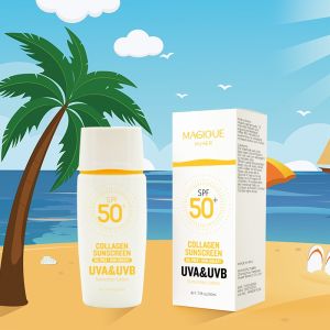 Collagen SPF50 Sunscreen Moisturizing Smoothing Sun Protection