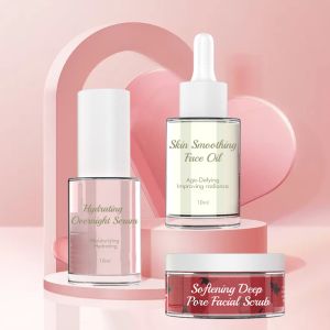 Face Care Vegan Travel Size Anti Aging Wrinkles Brightening Skin Strawberry Face Care Festival Gift Set