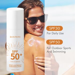 Natural Milk SPF 50 Sunscreen Lotion Skin Care Whitening Cream