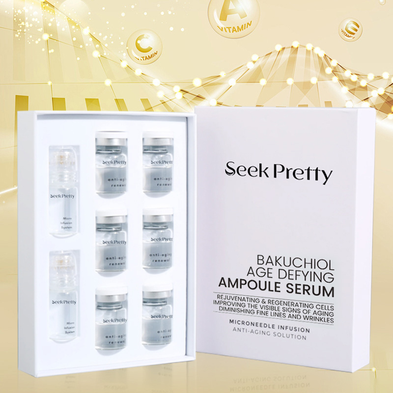 Bakuchiol Micro-needle Ampoule Serum Set for Enhanced Skin Rejuvenation