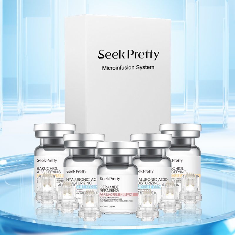 Microneedling Stamp Head + Ampoule Serum Set